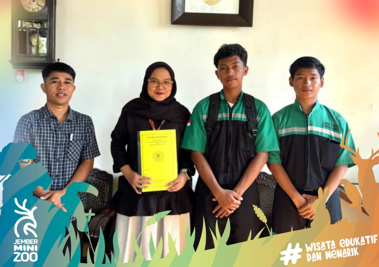 Sinergi Pendidikan dan Industri: Jember Mini Zoo Resmi Jalin Kerjasama Magang dengan SMK PGRI 3 Tanggul