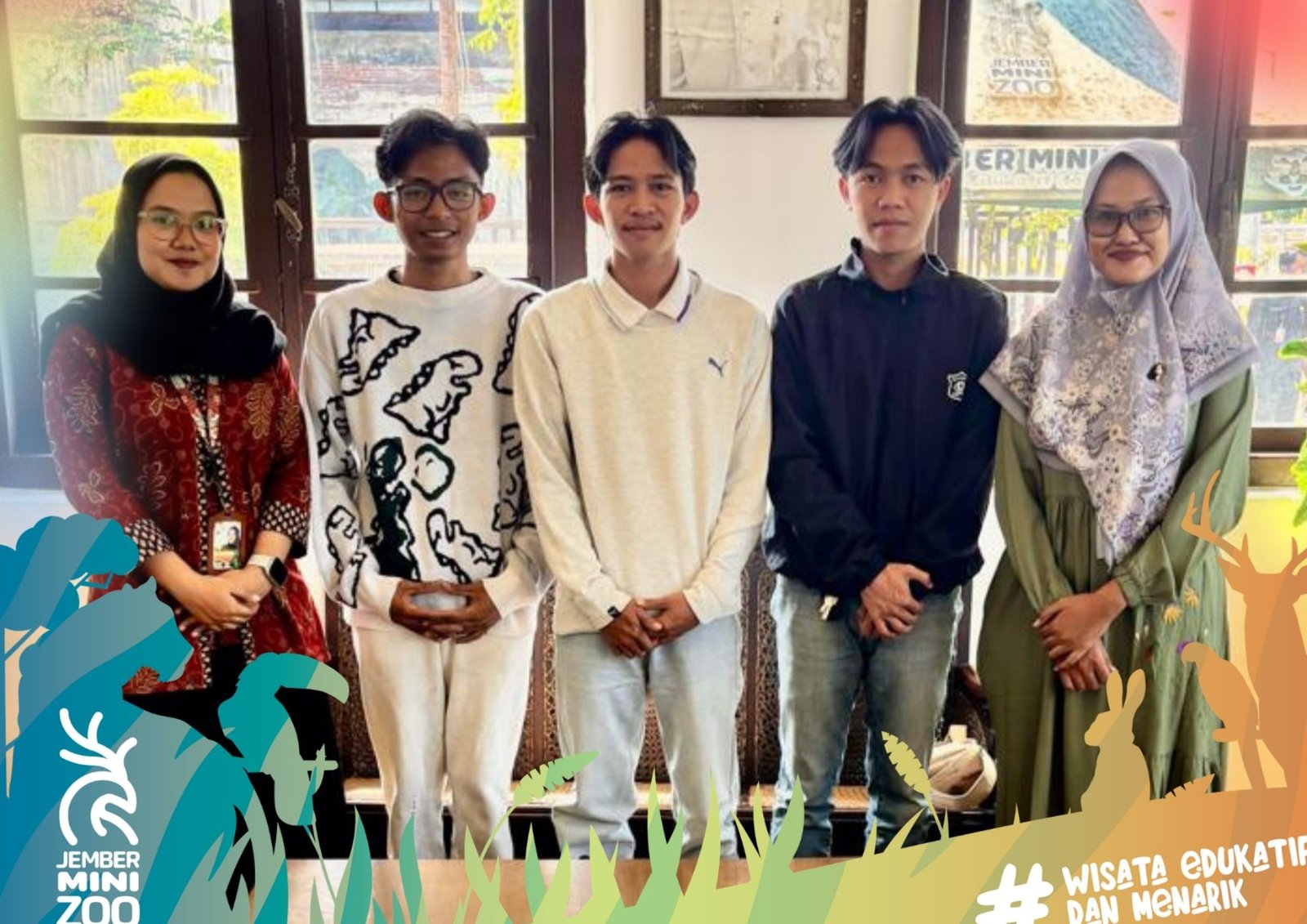 Upgrade Skill, Bangun Pengalaman! Jember Mini Zoo Sambut Mahasiswa Magang UIN KHAS Jember