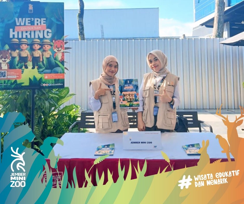 Wujud Komitmen Jember Mini Zoo dalam Mendukung Talenta Muda di Job Fair BLPKN 2025